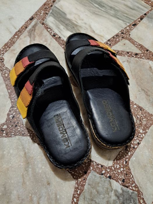 Удобни ортопедични сандали от естествена кожа – р-р 39