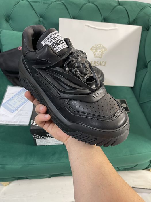 Adidasi Versace Odissea piele naturala colectie noua Full Box