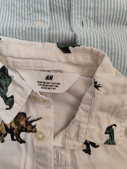 Cămăși subțiri de vară hm mărime 6/7 ani