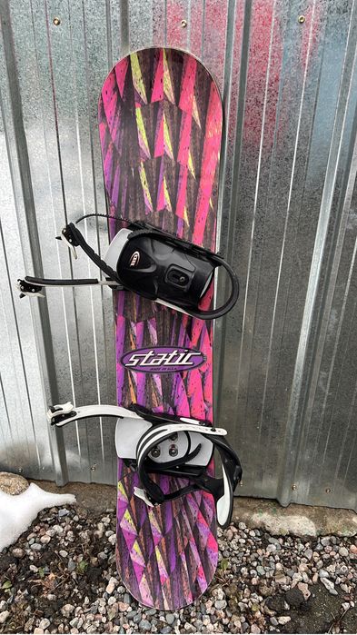 Сноуборд Static, ботинки