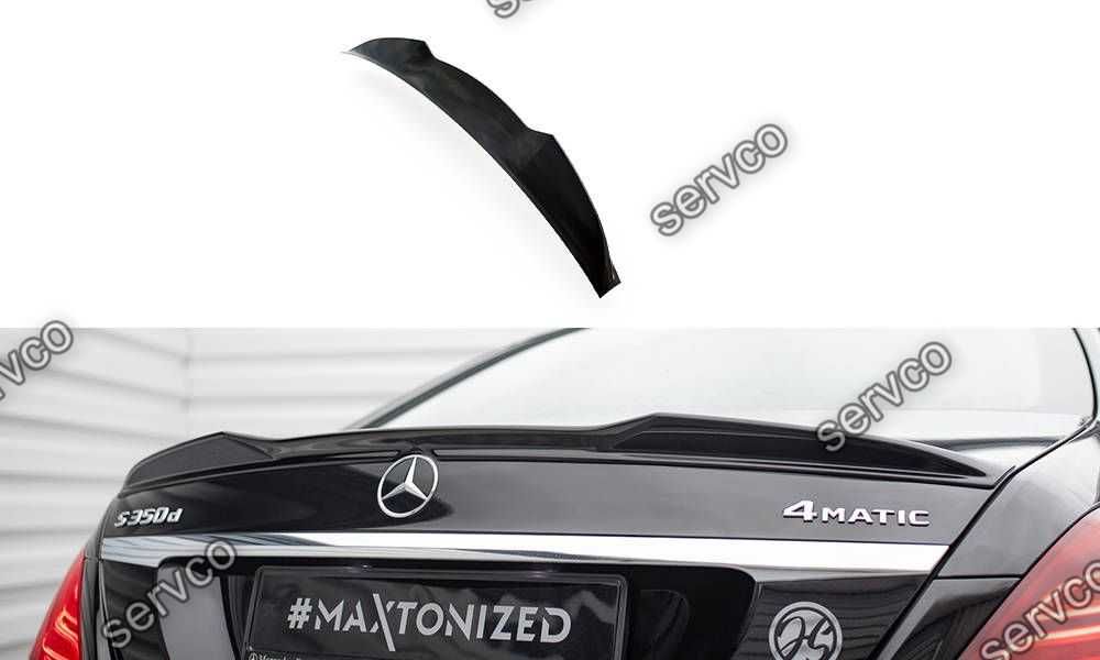 Eleron spoiler cap Mercedes S Class W222 2013-2017 v2 - Maxton Design