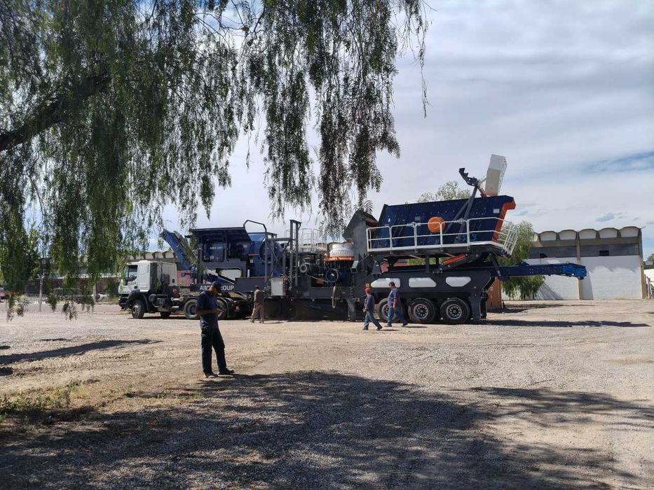 Мобильная дробилка 80-100 тон в час