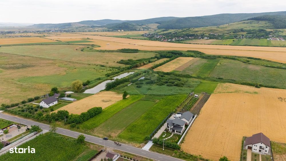 Teren de 10.000 m.p. cu deschidere la DN in Silistea/Todiresti - VS