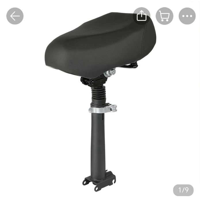 Продавам-Седалка за тротинетка Kugoo G-booster цена 30 евро нова кожена пълен комплект със поставката с амортисьор чисто нова .