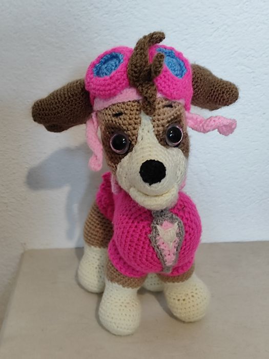 Плетена играчка - Пес патрул Скай