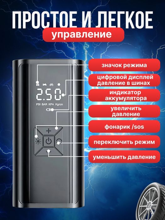 Автомобильный компрессор, насос