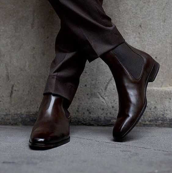 Ghete chelesea 43 plain toe ZARA piele naturala moale negru