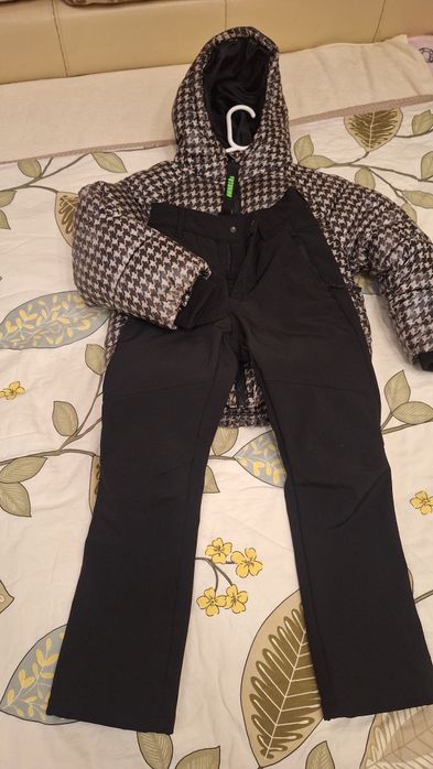 Куртка ( костюм ) зима, для девочки 7-9 лет 128