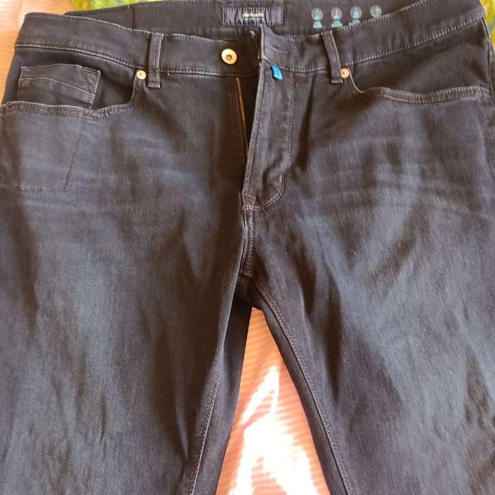 Дънки Пиер Карден,тъмносини,талия 50см,крачоли 102 см,памук