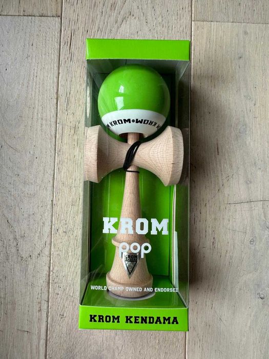 Kendama Krom POP LOL Sticky Lime Green originala