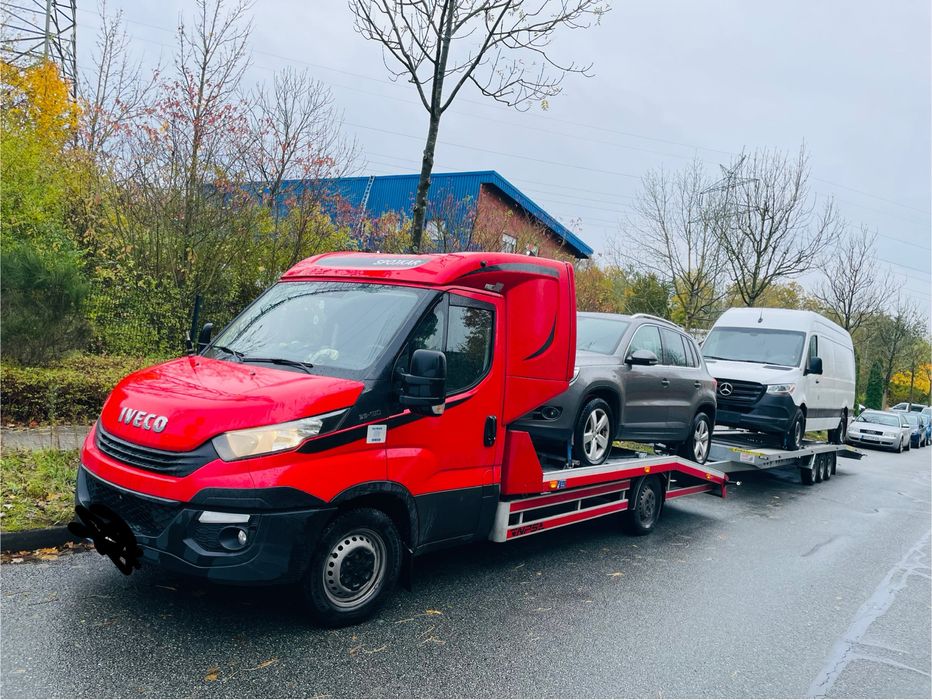 Auto Platformă Iveco 3,5 cu remorcă Gala de 850 , Euro 6