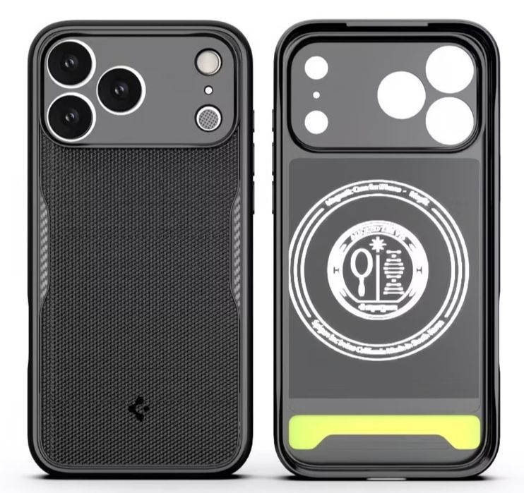 Чехол Spigen для IPhone 17 pro max оранжевый