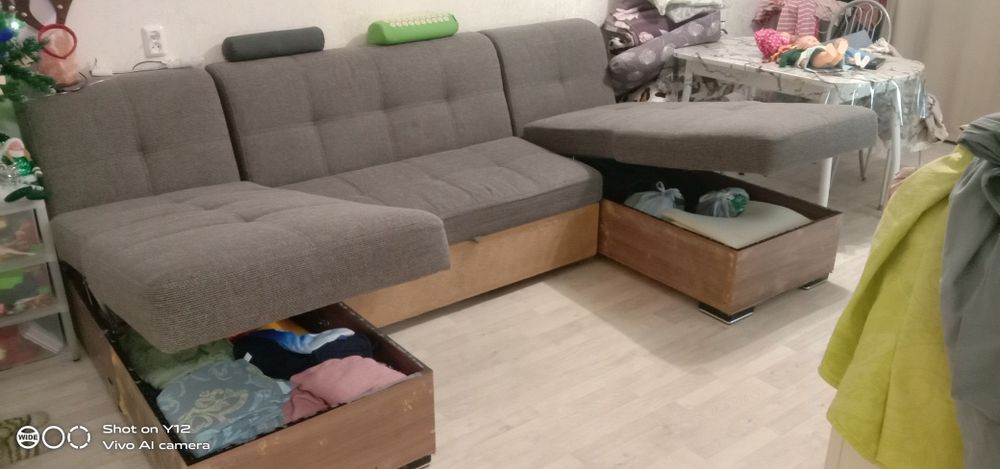 Диван б/у ввиде буквы "П"