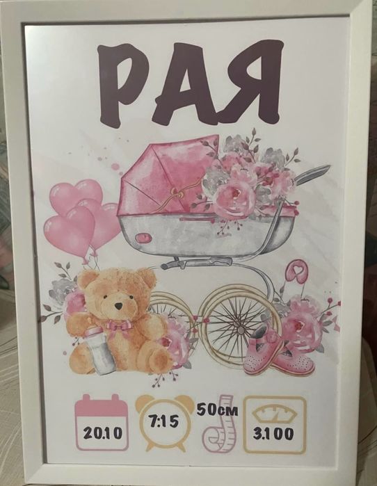 Бебешки визитки.