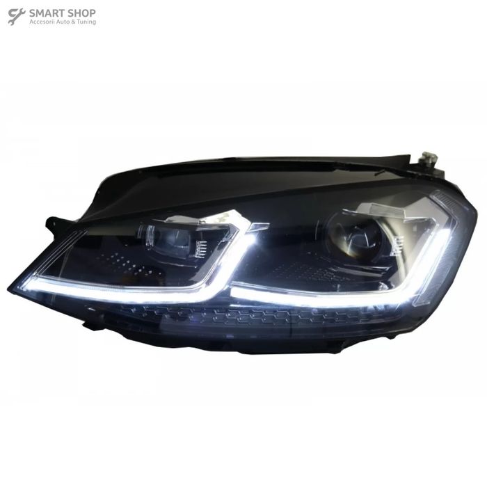 Bara Fata cu Faruri LED cu Semnal Dinamic VW Golf VII 7 (2013-2017) R-