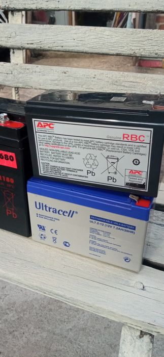 Baterie auto sau scuter ( trotineta) 12 v18 A și 12 v_7A