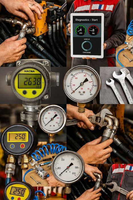 Диагностика на хидравлични и пневматични машини и съоръжения