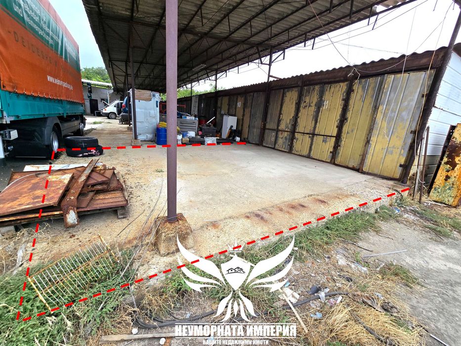 Под наем помещение 40кв с навес за склад или производсто гр.Асеновград