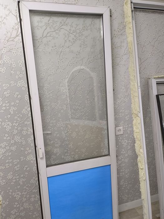 Пластиковое окно и дверь.