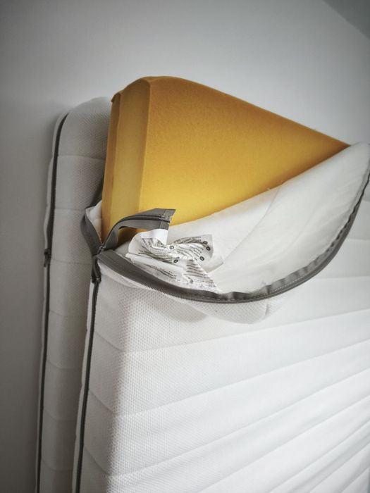 Saltele Ikea 90x200 + huse impermeabile