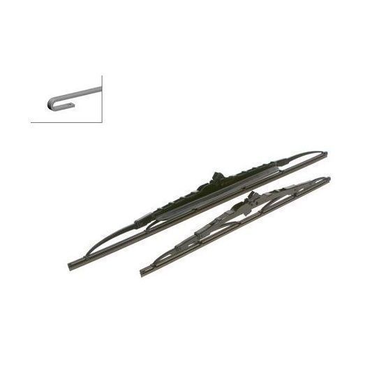 Set stergatoare parbriz Bosch Dacia Dokker, Lodgy Alfa Romeo 147 Chevrolet Aveo Daewoo Kalos Ford Fiesta Fusion Hyundai Accent I10 Matrix KIA Picanto