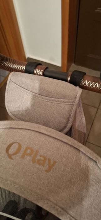 Tricicleta Qplay Rito Deluxe gri, pliabila