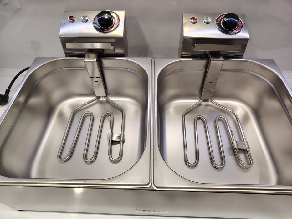 Професионален двоен фритюрник