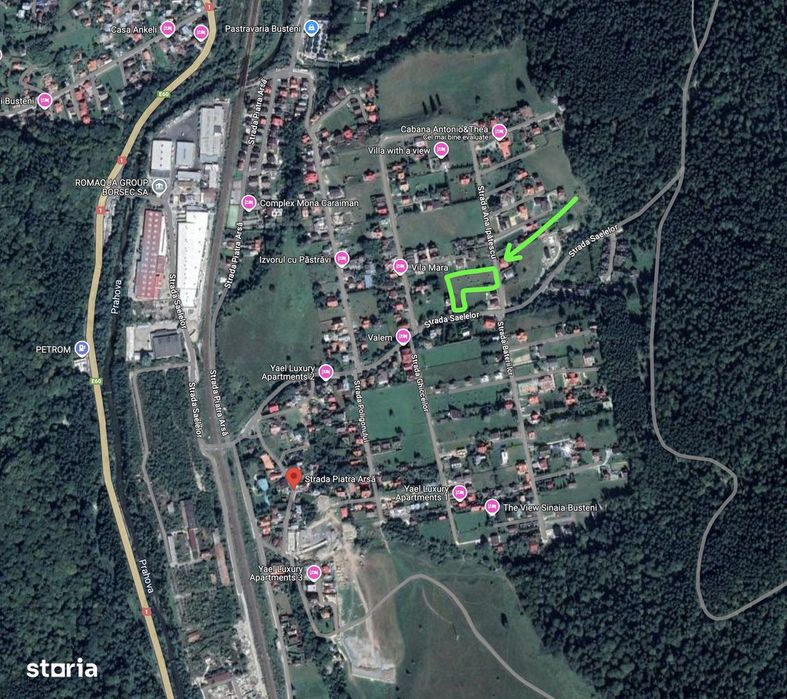 Teren intravilan Busteni - Piatra Arsa
