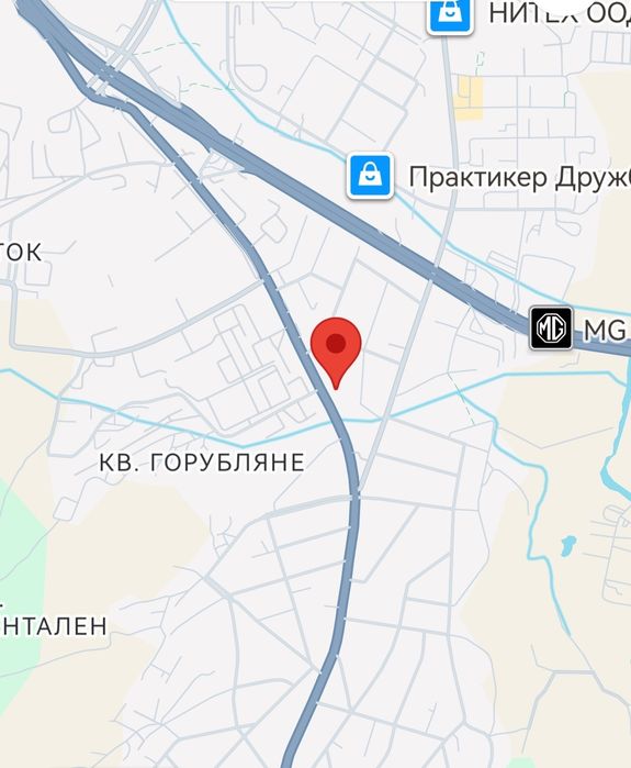 Парцел автокъща, склад, паркинг 500кв.м.