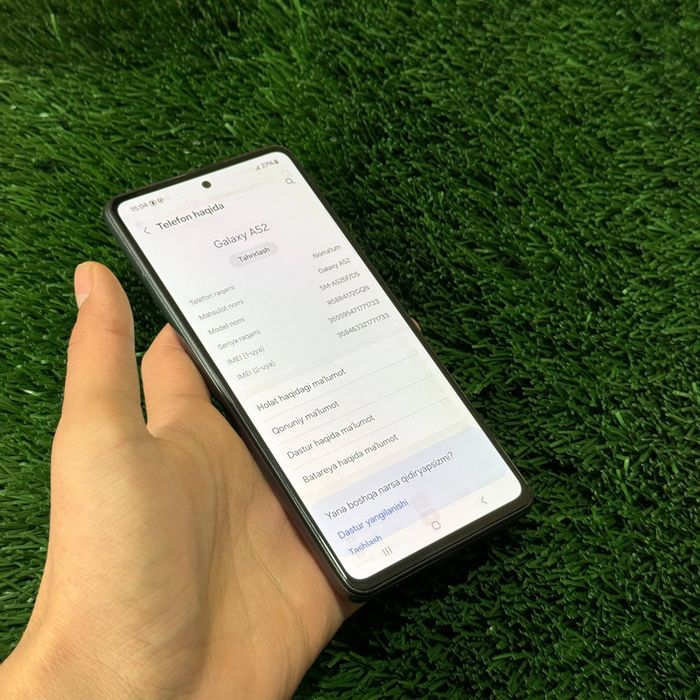 Samsung A52 dastavka bor