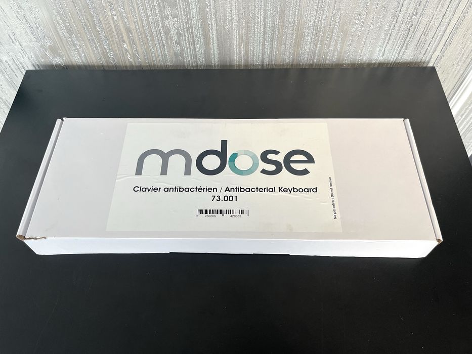 Tastatura Antibacteriana Medicala MDose, Alba, Water Resistent - Noua!
