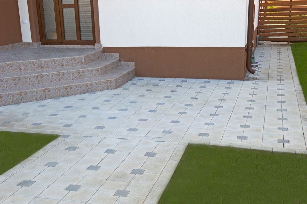 Pavaj, pavele, pavaje, pentru gradina Ilfov. Montaj