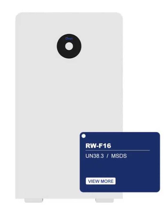 Stocare de energie LiFePO4 LV Deye RW-F16 16 kWh