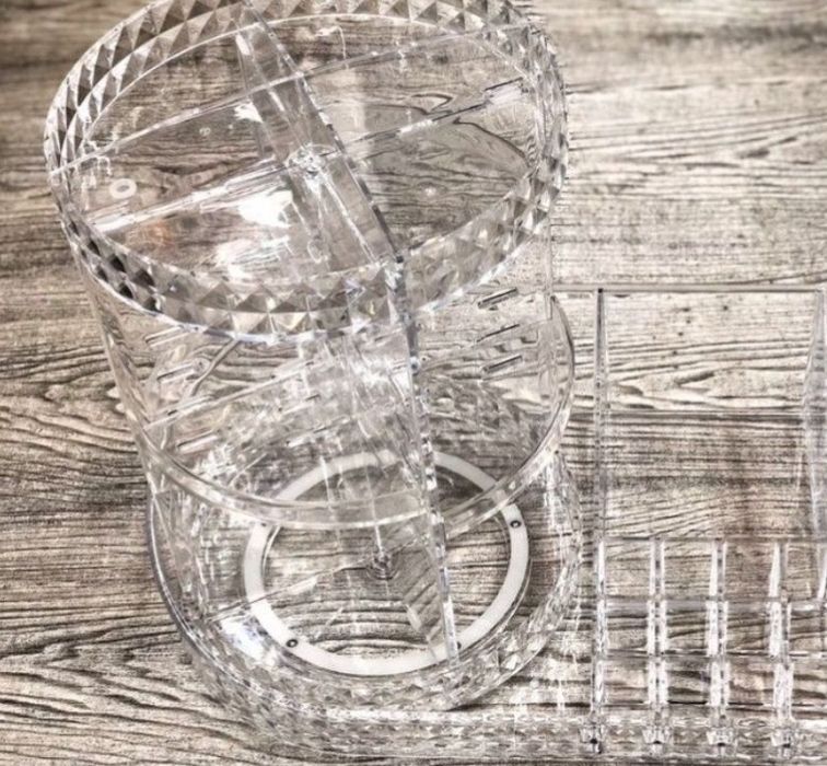 Органайзер двухярусный для косметики, с поворотом на 360 градусов