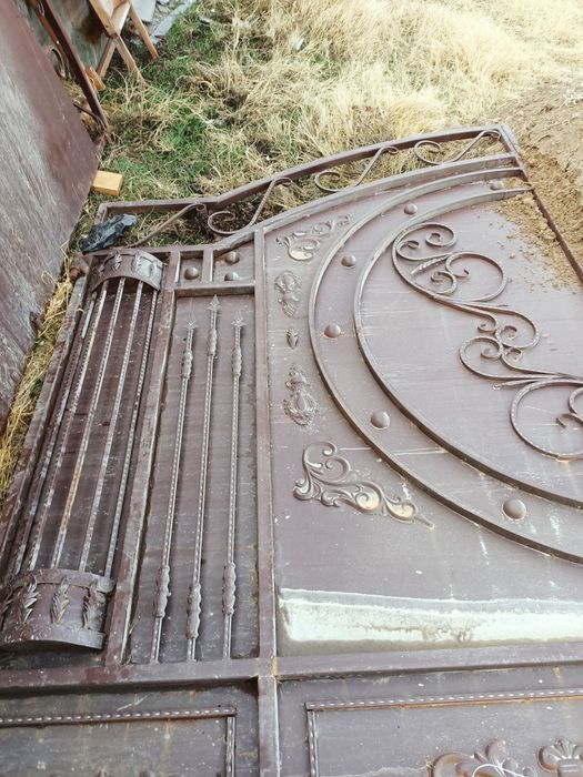 Ворота новые без калитки