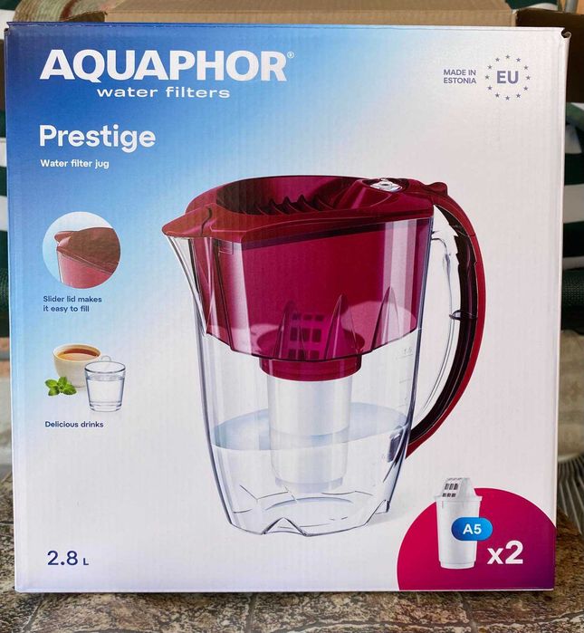 РАЗПРОДАЖБА - Нова Кана Филтрираща Aquaphor Prestige 2,8л, с 2 филтъра - € 32