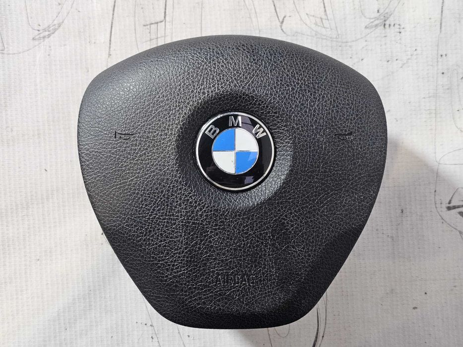 Airbag volan șofer BMW Seria 1 F20 F21 / Seria 3 F30 F31 2011-2019 2013 1.6d 85kW Cod OEM: 6791330-09, 32306791330, 6791330 (5E3)