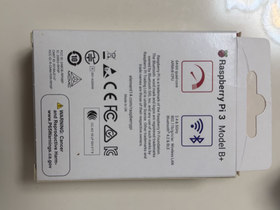 Raspberry Pi 3 Model B+,