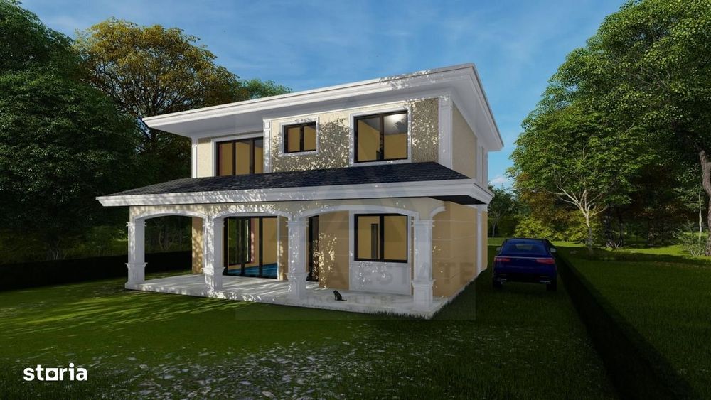 Casa individuala la rosu 146 mp utili P+1 si teren 760 mp in Turnisor