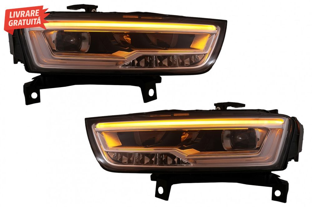 Faruri Full LED Audi Q3 8U Facelift (2014-2017) Conversie de la Xenon