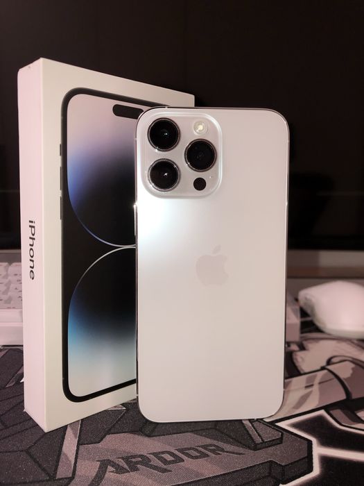 iPhone 14 pro max silver 128gb