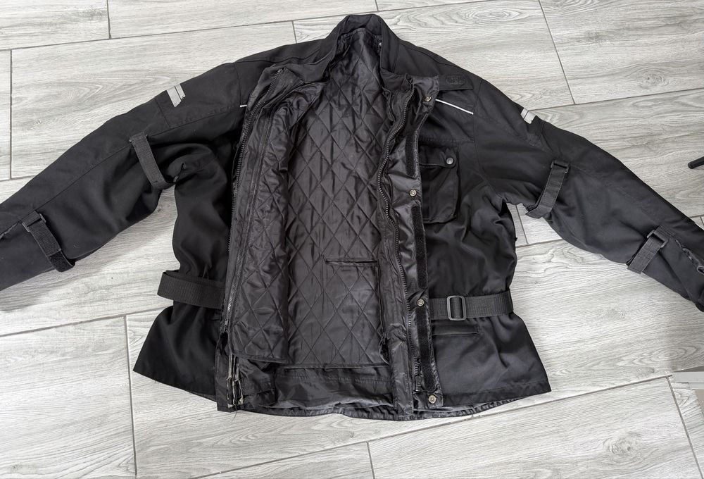 Geaca moto 4XL neagra