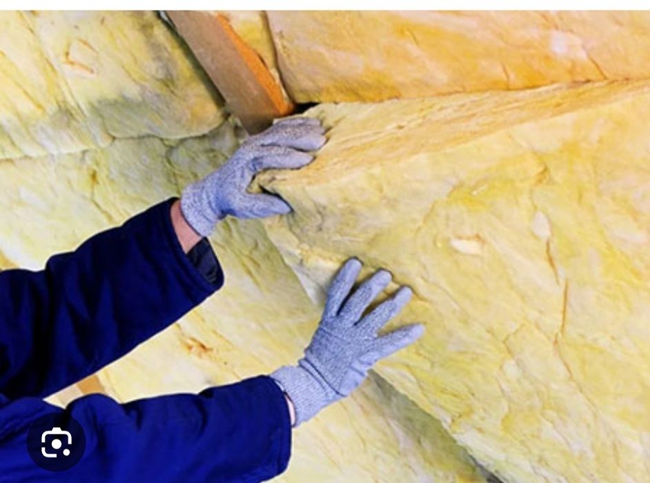 Утепление крыша.