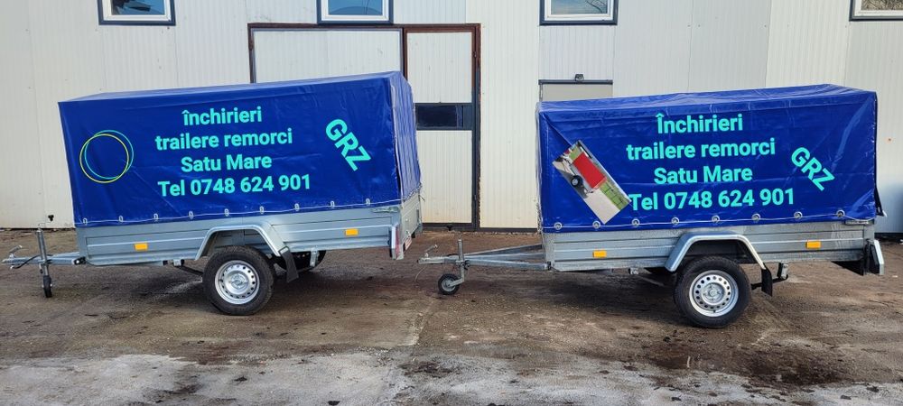 Inchirieri trailere remorci,inchiriez remorca.trailer,platforme 6m 4m5,8m închirieri trailer trailer de închiriat  remorca 750kg trailer 2.7t 5m