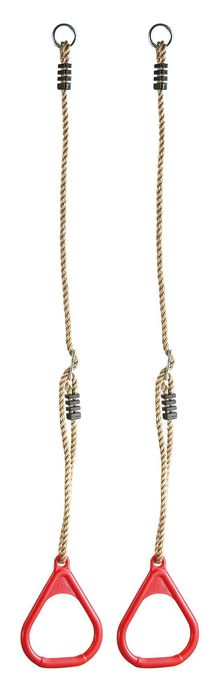 Гимнастически халки с въже ПВЦ АС3048 12 х 13 см. за детски площадки