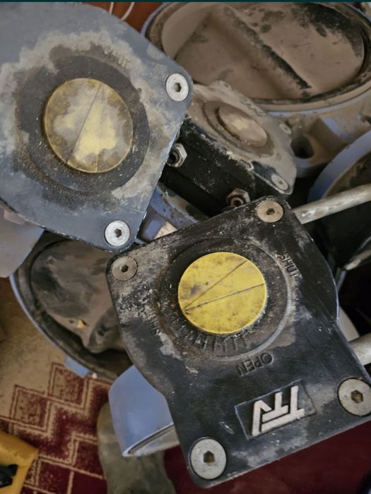 Дисковый затвор с редуктором Бабочка кран