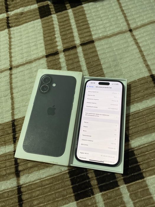 Айфон 16 128/90 без ремонт
