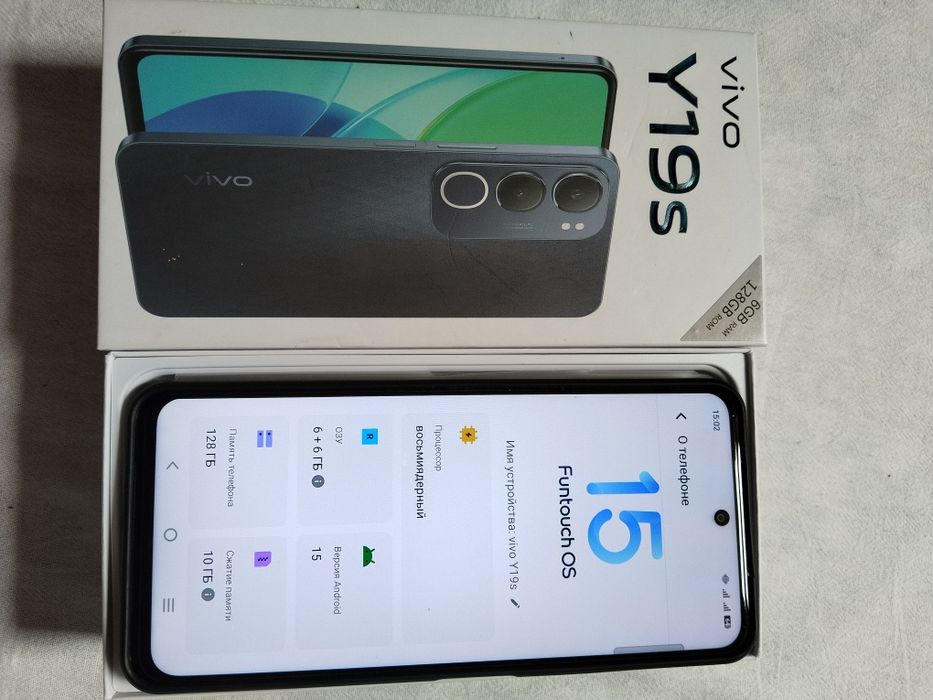 Vivo Y19s хотираси 6/128