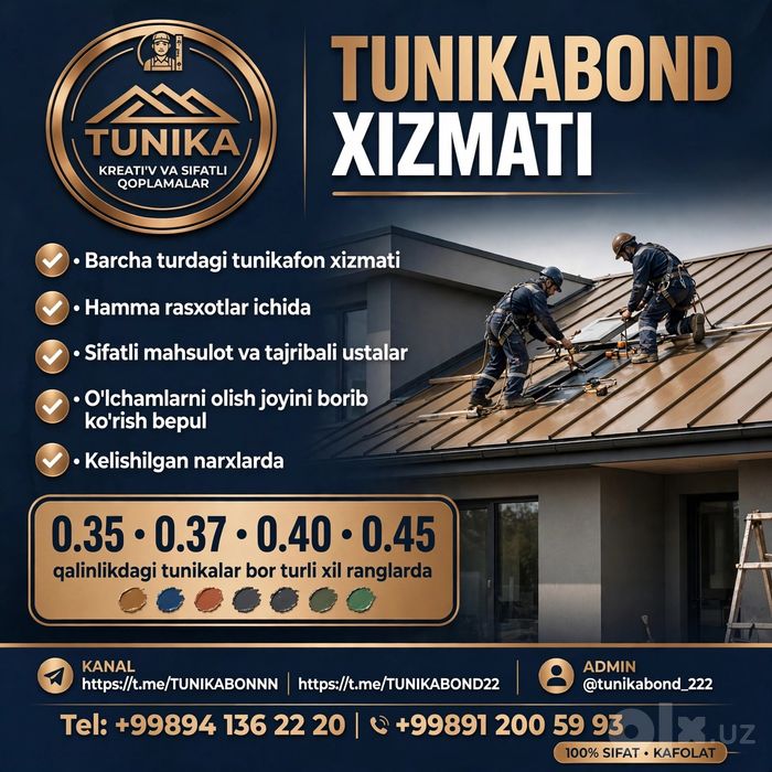 Tunikabond patalog ustalari