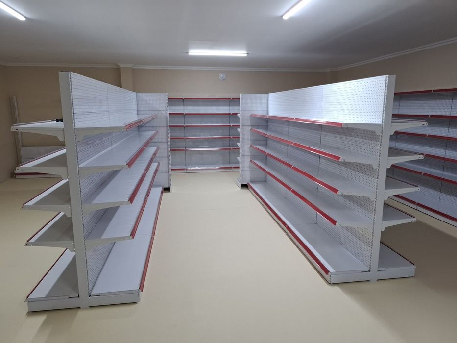 Крайстенен и островен стелаж за магазин супермаркет